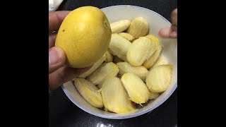 How to open mango seed طريقة فتح بذور المانجو للزراعة [upl. by Ozan438]