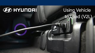 Using Vehicle to Load V2L  Hyundai [upl. by Arvin]