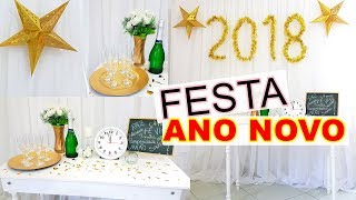 Decoração de FESTA de ANO NOVO Ideias para 2022 [upl. by Aisan]