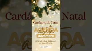 Agende agora o seu Cardápio de Natal pelo whatsapp 85 981291999 [upl. by Acquah921]