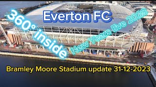 Bramley Moore Everton New Stadium update 31122023 [upl. by Layod965]