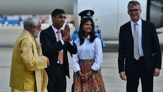 Staatsund Regierungschefs versammeln sich zum G20Gipfel in Indien [upl. by Lilithe693]