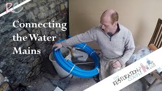 Installing and Connecting new Water Mains  DIY [upl. by Mima]