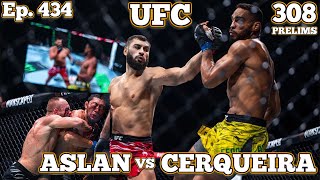 Ep 434  UFC 308 Prelims Aslan vs Cerqueira  Neal vs Dos Anjos  Rebecki vs Orolbai  Magomedov [upl. by Dollar824]