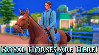 ROYAL HORSES ARE HERE  The Royal Family Stream Archive  The Sims 4 [upl. by Newmann]