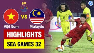 Highlights U22 Việt Nam vs U22 Malaysia  VN thăng hoa  căng đến nghẹt thở  Malay nhận mưa thẻ đỏ [upl. by Barolet461]