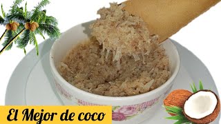 Dulce de Coco con leche  como hacer dulce de coco casero con leche [upl. by Rheingold]