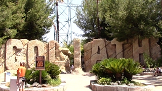 Goliath Review Six Flags Magic Mountain Giovanola Hyper Coaster [upl. by Ahsykal]