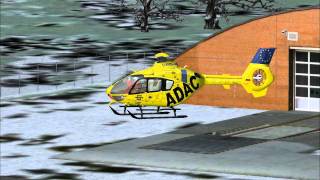 Großeinsatz Hubschrauber Einsatz für den Christoph XX FSX [upl. by Niddala]