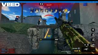 Roblox Gun fightA fun FPS [upl. by Trovillion423]