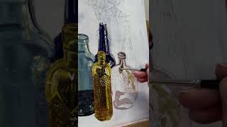 Antique Grass Oil Painting Process video ✨ colorfulpainting oilpainting artbusiness stilllife [upl. by Sellma]