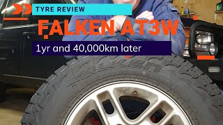 Falken Wildpeak AT3W review  1yr 40000km [upl. by Neitsabes]