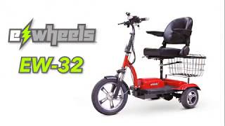 eWheels EW32 Scooter Review Video [upl. by Cirdla]