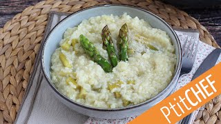 Comment faire un RISOTTO AUX ASPERGES hyper crémeux  La réponse ici [upl. by Ldnek]