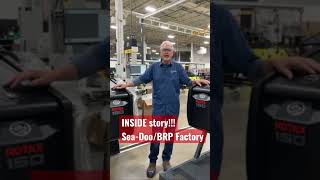 We go inside the BRP SeaDoo factory to learn how the Rotax outboards and Switch pontoons are built [upl. by Drescher762]