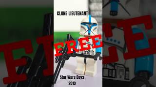 FREE clone at Star Wars Days 2013 lego starwars legostarwarsminifigs [upl. by Tonl]