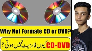 How to Format CD or DVD Easy Way  DVD RW vs DVR R Difference between urduhindi [upl. by Jdavie]