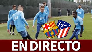 Barcelona Atlético  Entrenamiento PREVIO en DIRECTO I Diario AS [upl. by Loredana820]