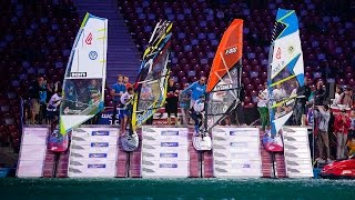 Warsaw PWA Indoor World Cup 2014  Friday night heats and eliminations [upl. by Nomor]