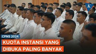 CPNS 2024 Segera Dibuka Ini Instansi yang Kuotanya Paling Banyak Dibuka [upl. by Gilmour]