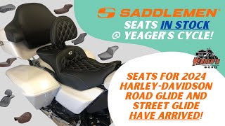 Saddlemen seats for the all new 2024 HarleyDavidson Street Glide and Road Glide [upl. by Nola]