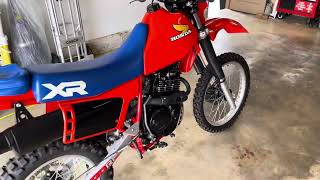 1984 Honda XR500R Cold Start [upl. by Llyrehc710]