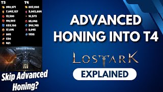 Lost Ark Explained Advanced Honing Into T4 [upl. by Attenreb865]