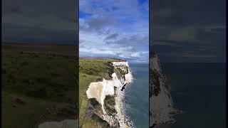 White Cliffs of Dover drone whitecliffs dover england [upl. by Nenney]