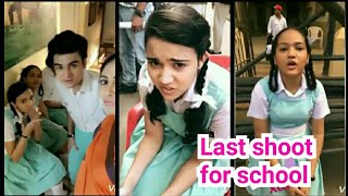 Last day shooting for school Yeh Un Dino Ki Baat Hai Serial News [upl. by Clere]