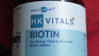 HK Vitals Biotin Tablets scam 😭 shorts short [upl. by Osi376]