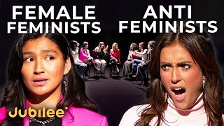 Does Feminism Include Trans Women Female Feminists vs Antifeminists  Middle Ground [upl. by Lucien]