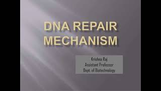 DNA REPAIR MECHANISMS MALAYALAM [upl. by Sievert493]