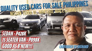 Quality Used cars for sale SUV Sedan and Van  CarFinder Philippines [upl. by Settera785]