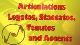 Articulations  How to play Legato Staccato Tenutos and Accents on the Piano [upl. by Haraf448]