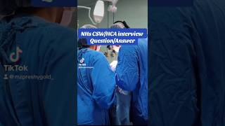 NHS CSWHCA INTERVIEW QUESTIONS And ANSWERS youtubeshorts ukvisaservice ukjob [upl. by Douglass]