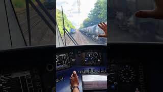 POV Hochbetrieb im Überholbahnhof führerstandsmitfahrt cabview [upl. by Ivatts]