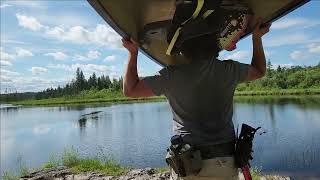 7 day canoe trip through Manitobas Nopiming Provincial Park [upl. by Haraj]