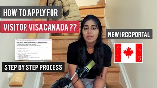 How to Apply for Canada Visitor Visa 2024 in New IRCC portal  Parents  Spouse  Step by Step Guide [upl. by Camellia]