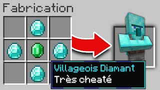 Minecraft mais je peux Craft des Villageois très cheaté [upl. by Fife670]