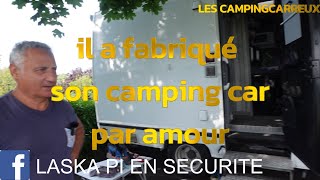 Présentation dun camping car fabriqué maison [upl. by Akilam]