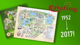 Efteling Plattegronden  1952 Tot 2017 [upl. by Ylrebnik]