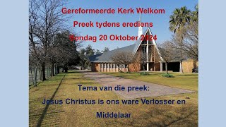 Jesus Christus is ons Verlosser en Middelaar  1 Timoteus 256 Heidelbergse Kategismus Sondag 56 [upl. by Reames456]