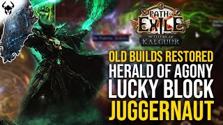 NEW SVALLIN MINION TRIGGER TECH Herald of Agony Juggernaut Build Guide  PoE 325 Settlers [upl. by Chenee304]