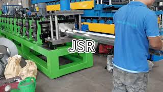 highway guardrail machine from jsrrollformercom [upl. by Bartholemy]