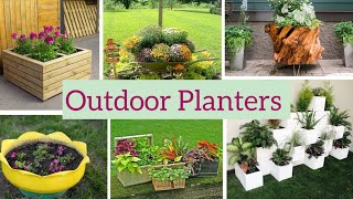 DIY Outdoor Planter Ideas 💡  Outdoor Planter Box Ideas  Outdoor Planter Arrangements [upl. by Codding]