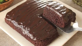 Perfect Chocolate Cake Recipe with 1 egg 😍 Recipe By Chef Hafsa [upl. by Shanda742]