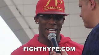 YORDENIS UGAS FIRST WORDS FOR PACQUIAO ON FIGHT WEEK VOWS TO PUT ON quotGREAT FIGHTquot TO RETIRE HIM [upl. by Granger]