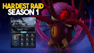 Tarisland  Hardest Raid Season 1 Server First Clear 100 Challenge Mode [upl. by Folger]