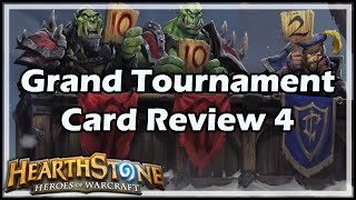 Hearthstone Grand Tournament Card Review 4 [upl. by Letniuq227]