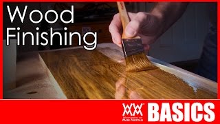 What Kind of Finish Should You Use  WOOD FINISHING BASICS [upl. by Ecnatsnok]